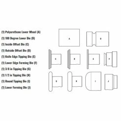 Cheapest ✔️ Eastwood Bead Roller Metal Fabrication Forming Dies 🥰 -Eastwood shop p20267 9 1