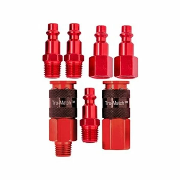 Best Sale ✨ Tru-Flate Tru-Match 7 Pc. Kit - Red 😀 1 Best Sale ✨ Tru-Flate Tru-Match 7 Pc. Kit - Red 😀