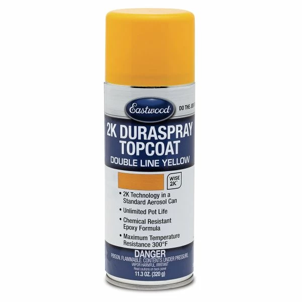 Buy ๐ Eastwood 2K DuraSpray Topcoat Double Line Yellow Paint ๐ 1 Buy ๐ Eastwood 2K DuraSpray Topcoat Double Line Yellow Paint ๐