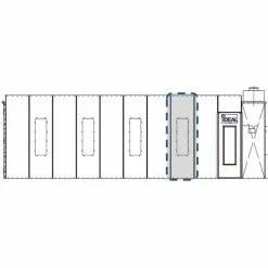 Buy 🤩 Tuxedo Distributors Cross Flow Paint Booth PSB-AFCF-30LEPK-AK 💯