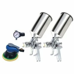 Promo 😀 Titan Tools 4 Pc. HVLP Dual Setup Spray Gun Kit 19223 😀