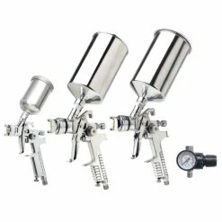 Cheapest ⌛ Titan Tools 4 Pc. HVLP Triple Setup Spray Gun Kit 19220 🥰