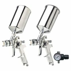 Brand new 😀 Titan Tools 3 Pc. Dual Setup HVLP Spray Gun Kit 19100 🎁